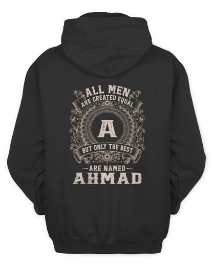 All Men Are Created Equal Cool Logo Shirt AHMAD M1-60 / Unisex Hoodie / black