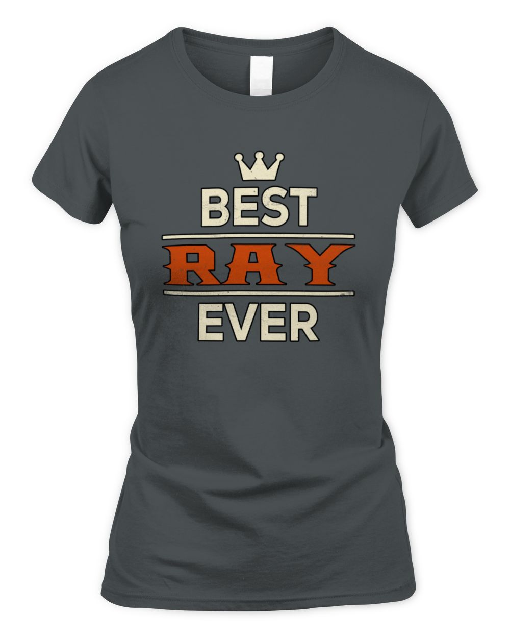 Best Your Name With Crown Shirt RAY M1-59 / Women's Standard T-Shirt / charcoal