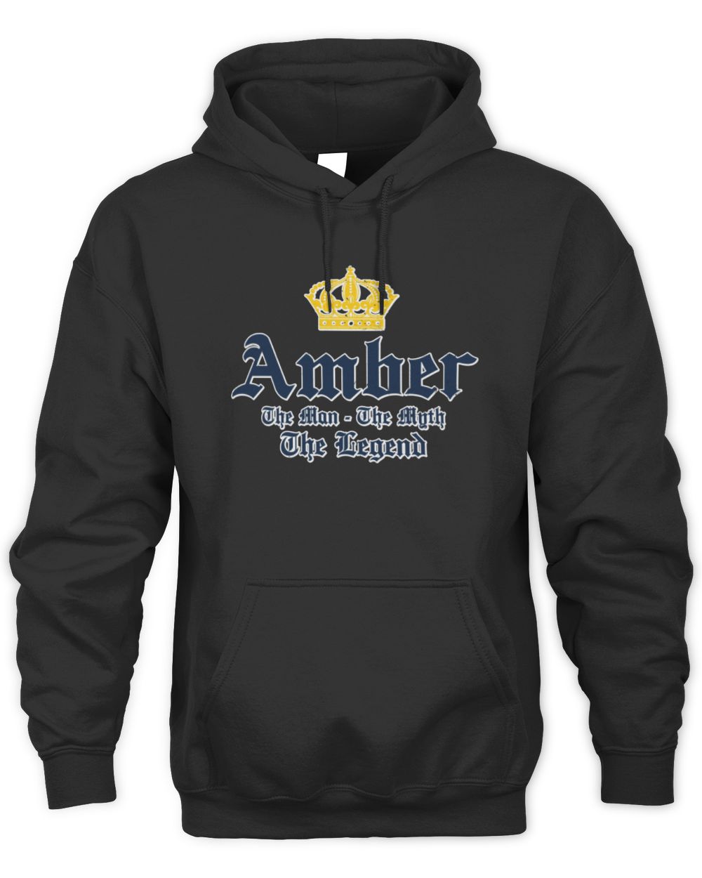 The Man The Myth The Legend Corona Beer T-Shirt AMBER M1-S83 / Unisex Hoodie / black