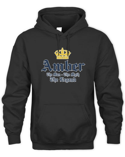 The Man The Myth The Legend Corona Beer T-Shirt AMBER M1-S83 / Unisex Hoodie / black