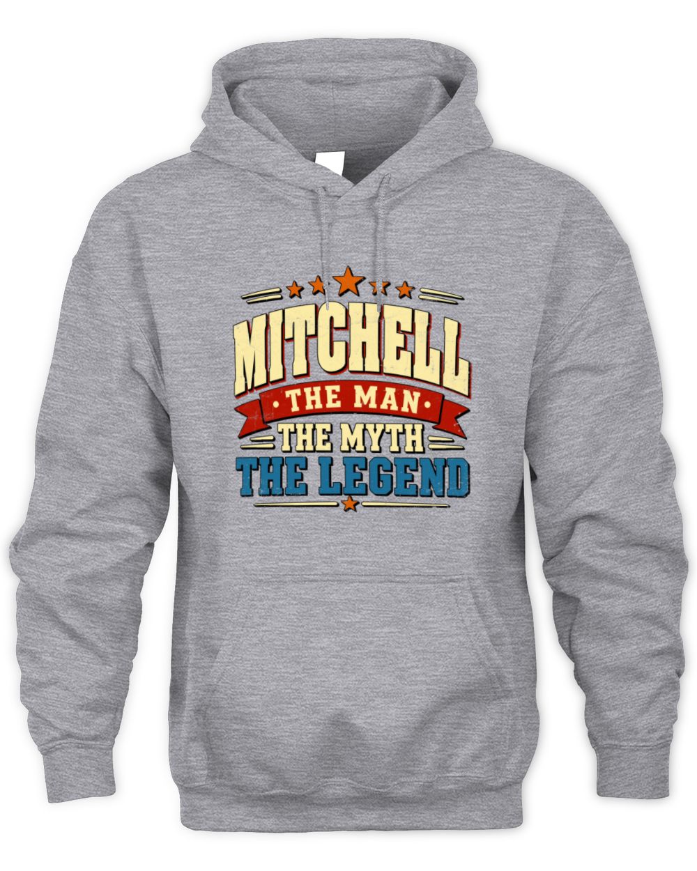 The Man The Myth The Legend Ribbon Vintage T-Shirt MITCHELL M1-56 / Unisex Hoodie / sport grey
