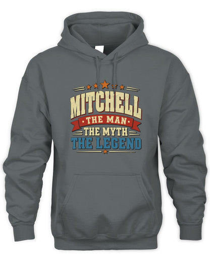 The Man The Myth The Legend Ribbon Vintage T-Shirt MITCHELL M1-56 / Unisex Hoodie / charcoal