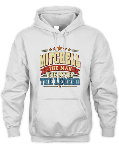 The Man The Myth The Legend Ribbon Vintage T-Shirt MITCHELL M1-56 / Unisex Hoodie / white