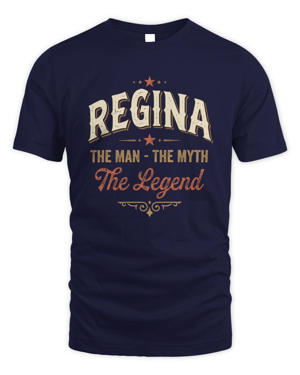 I'm Name I'm Not Rude I Just Have The Balls Funny T-Shirt REGINA M1-77 / Unisex Standard T-Shirt / navy