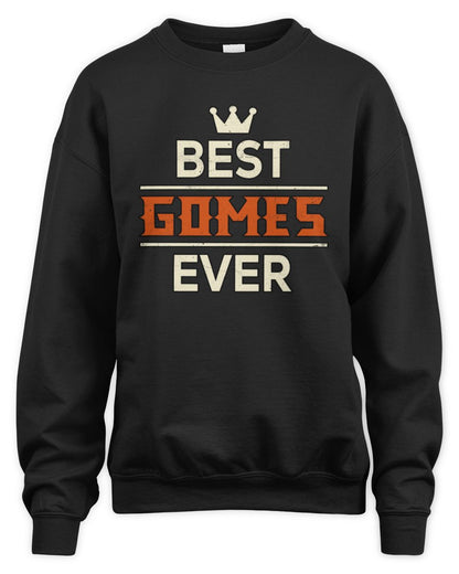 Best Your Name With Crown Shirt GOMES M1-59 / Unisex Sweatshirt / black