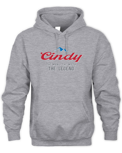 The Man The Myth The Legend Coors Light Beer T-Shirt CINDY M1-S84 / Unisex Hoodie / sport grey