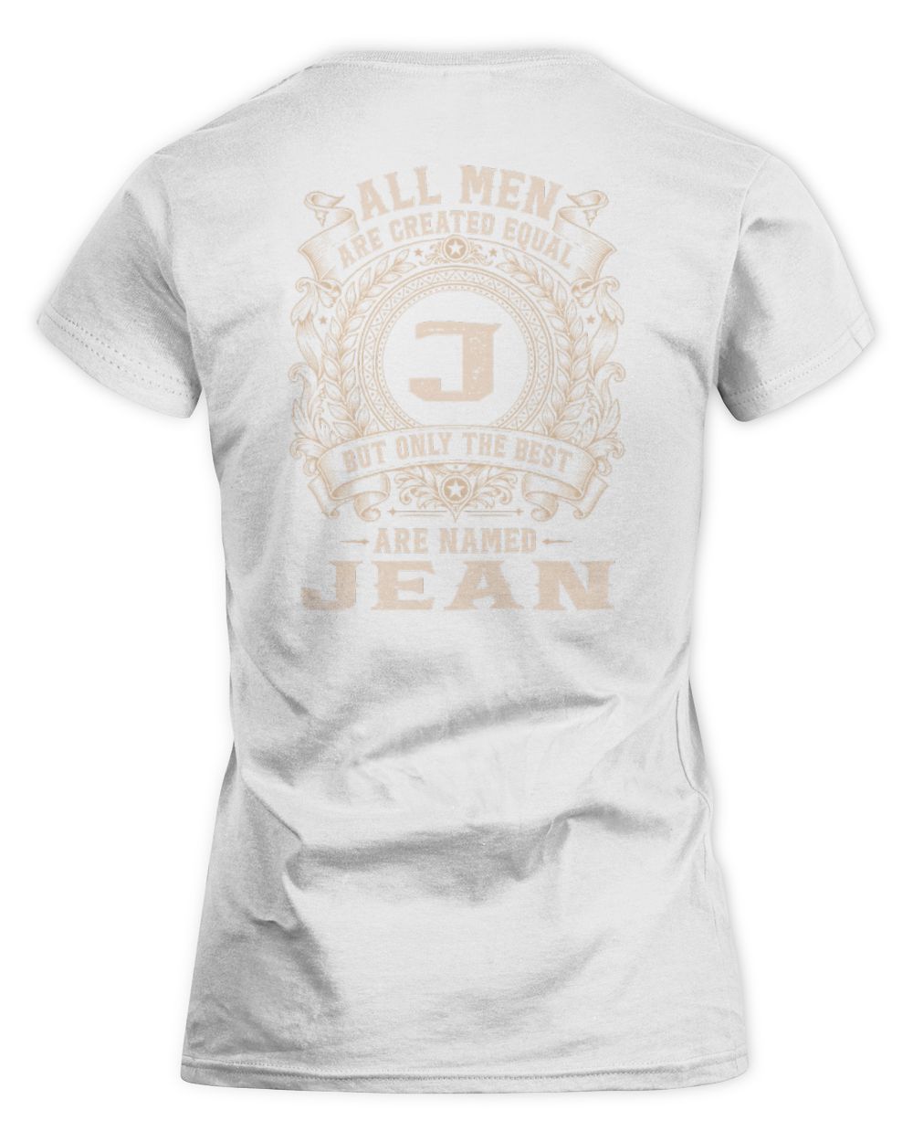 All Men Are Created Equal Cool Logo Shirt JEAN M1-60 / Women's Standard T-Shirt / white