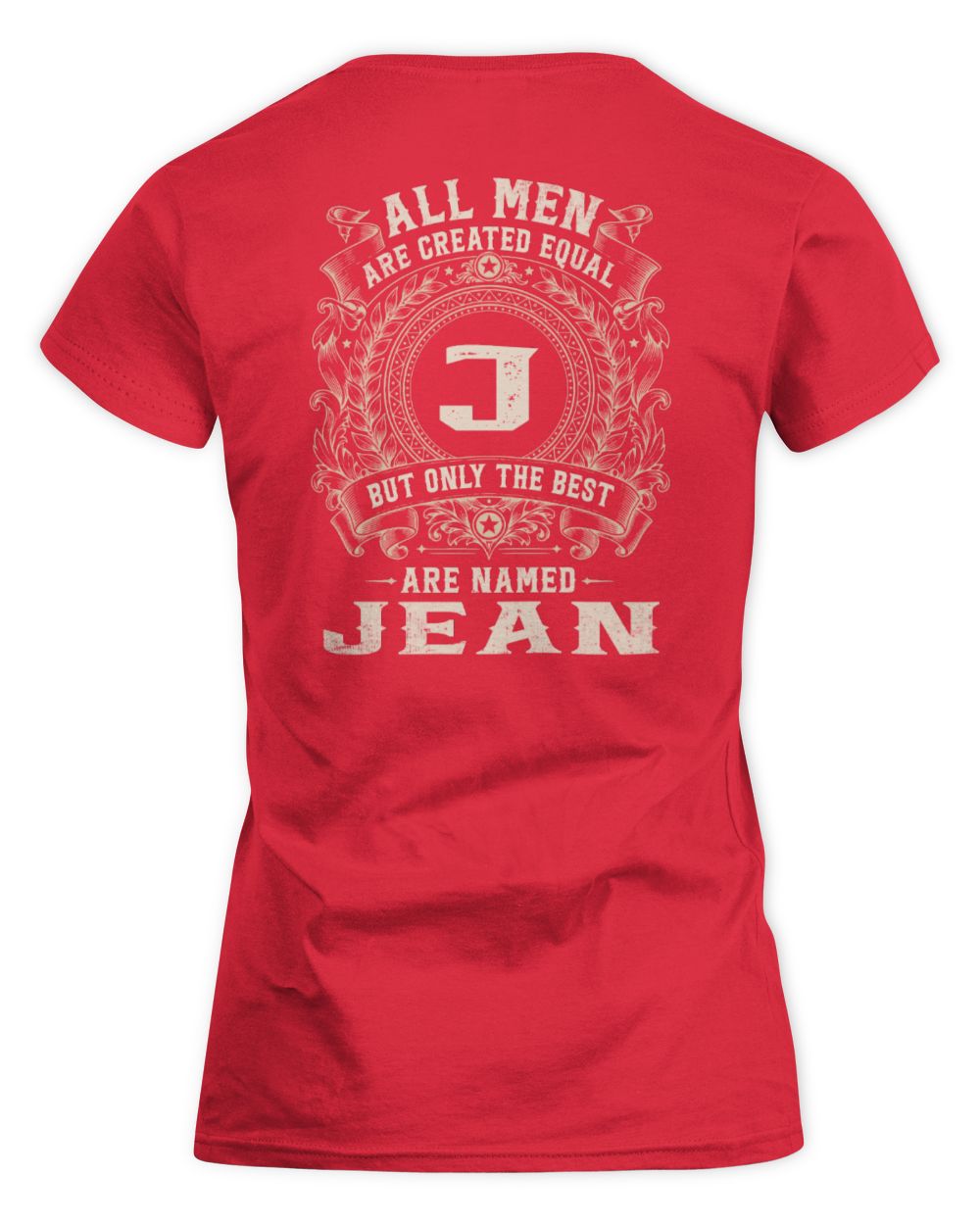 All Men Are Created Equal Cool Logo Shirt JEAN M1-60 / Women's Standard T-Shirt / red