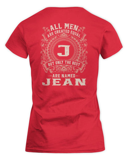 All Men Are Created Equal Cool Logo Shirt JEAN M1-60 / Women's Standard T-Shirt / red