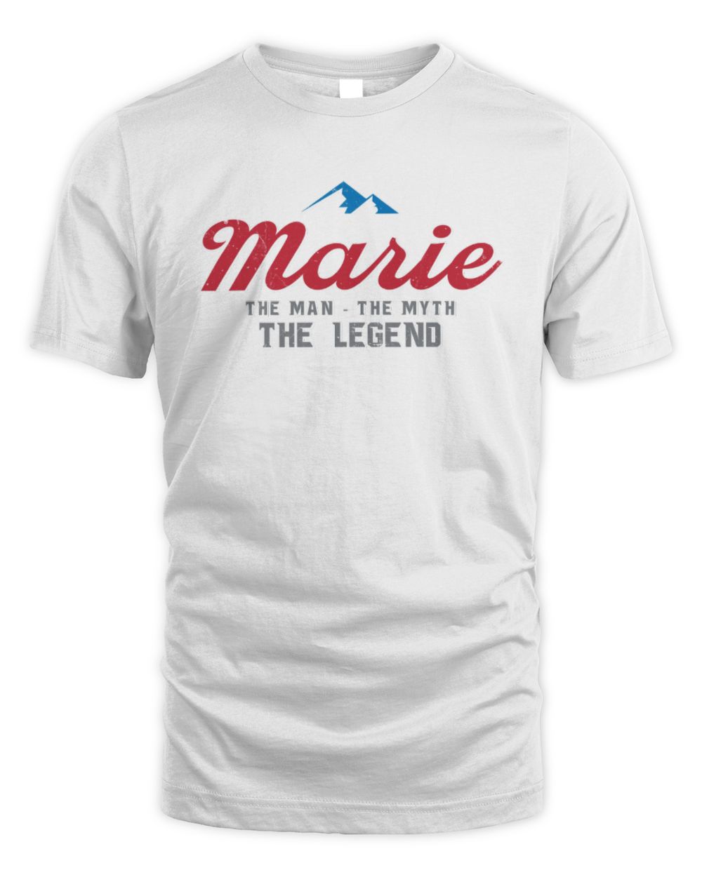 The Man The Myth The Legend Coors Light Beer T-Shirt MARIE M1-S84 / Unisex Standard T-Shirt / white