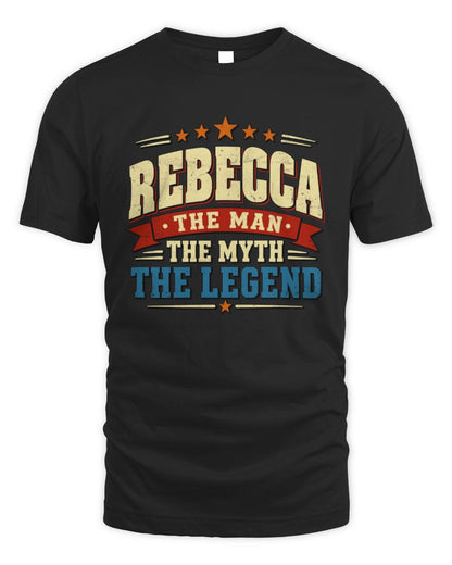 The Man The Myth The Legend Ribbon Vintage T-Shirt REBECCA M1-56 / Unisex Standard T-Shirt / black