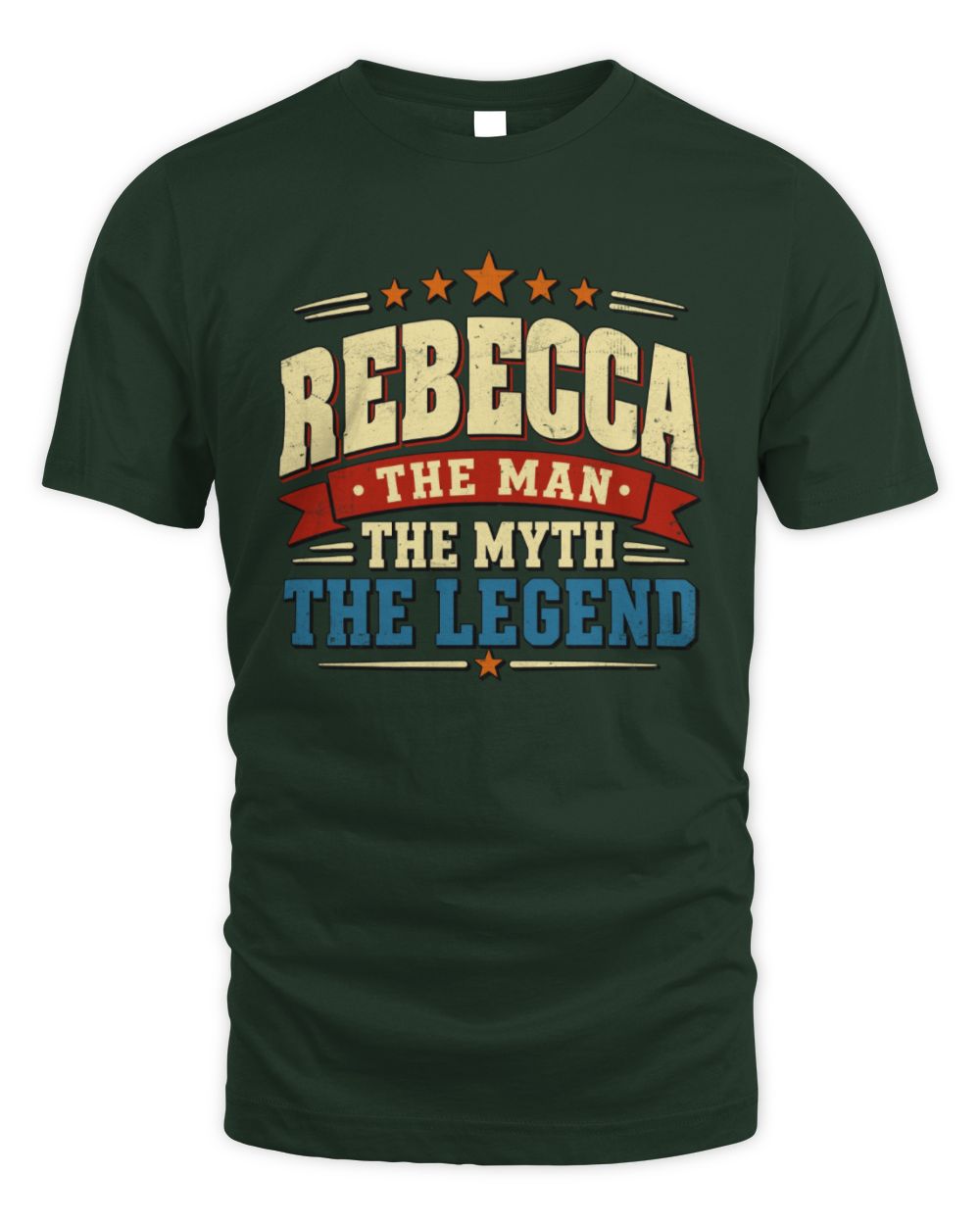 The Man The Myth The Legend Ribbon Vintage T-Shirt REBECCA M1-56 / Unisex Standard T-Shirt / forest green