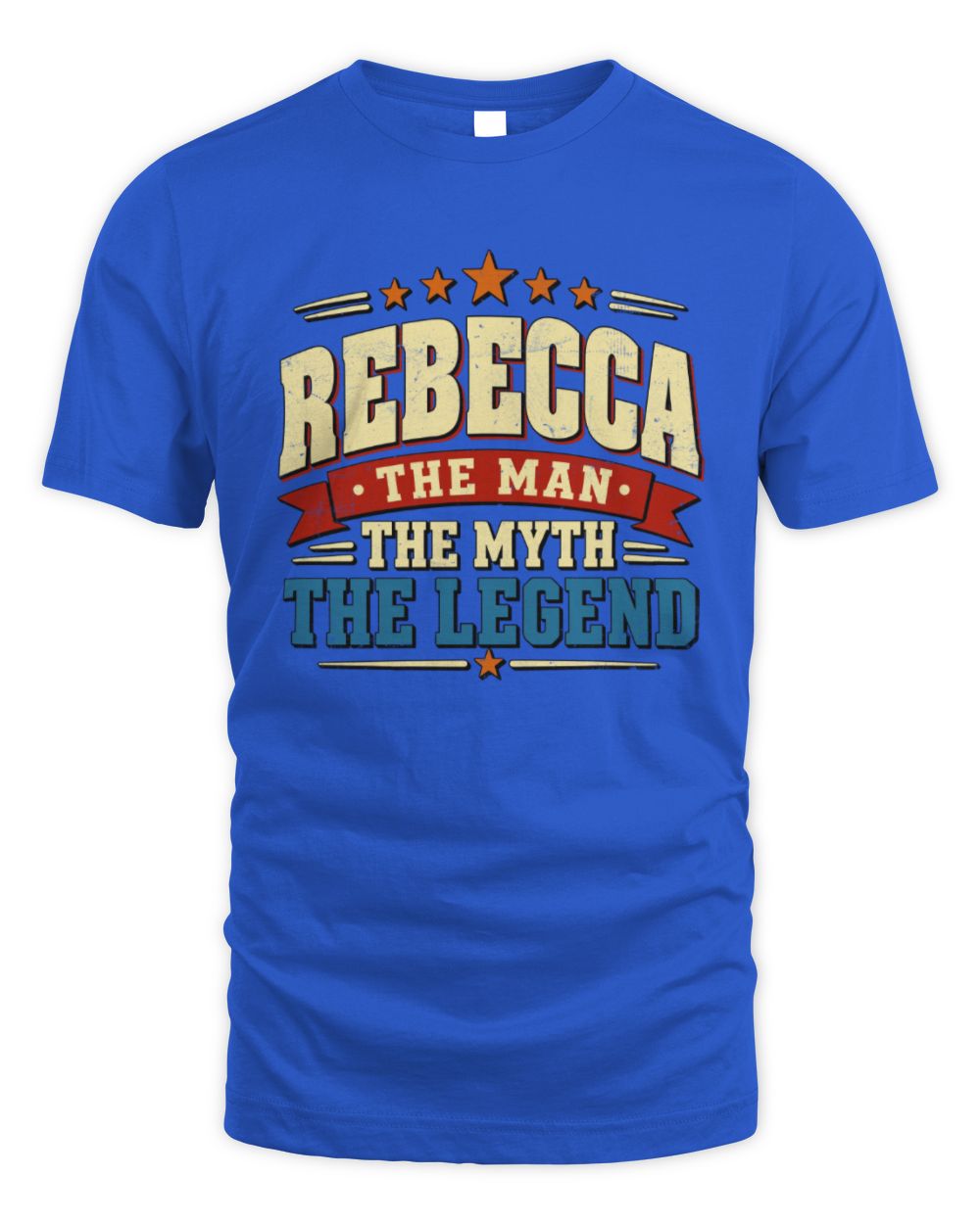 The Man The Myth The Legend Ribbon Vintage T-Shirt REBECCA M1-56 / Unisex Standard T-Shirt / royal