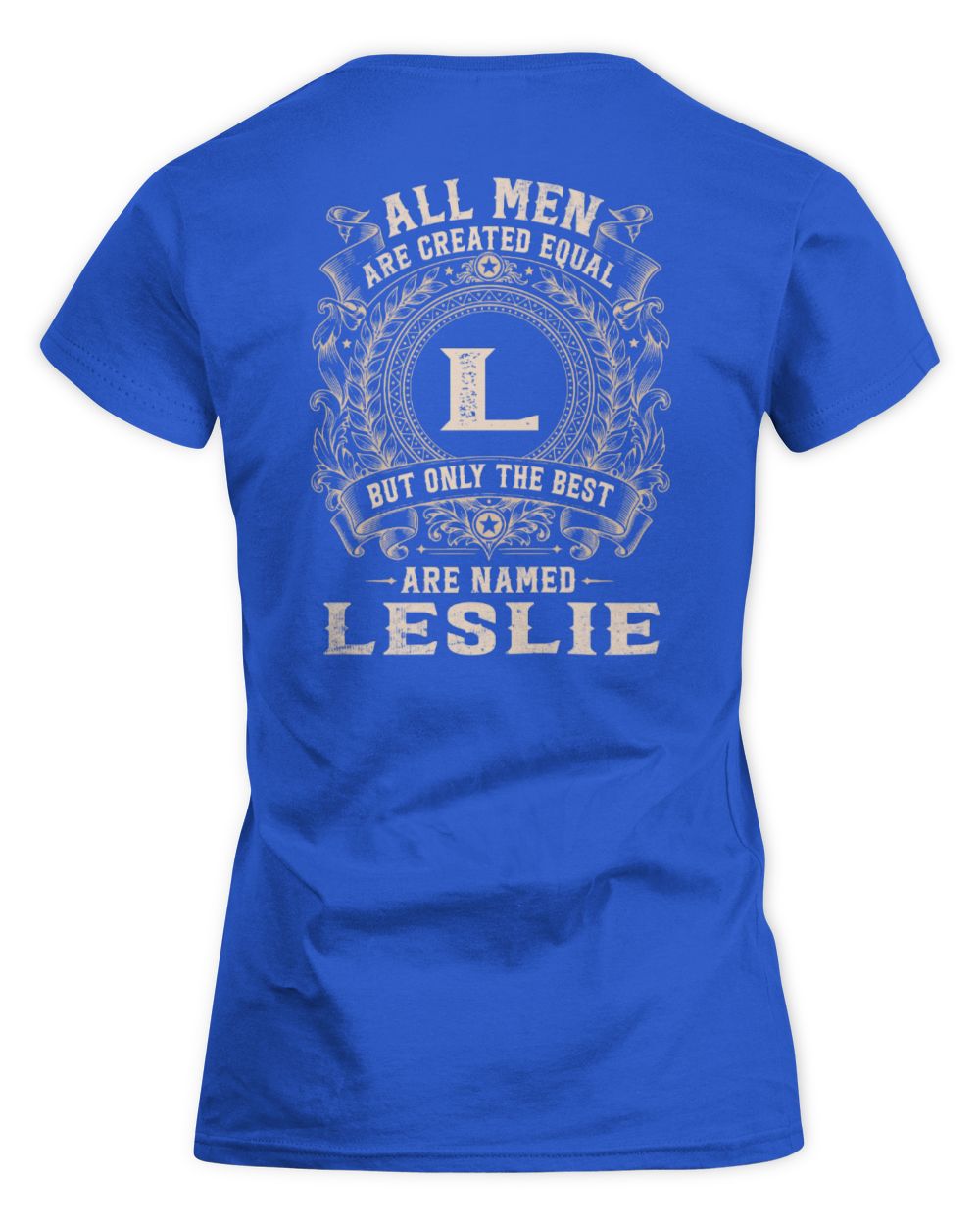 All Men Are Created Equal Cool Logo Shirt LESLIE M1-60 / Women's Standard T-Shirt / royal