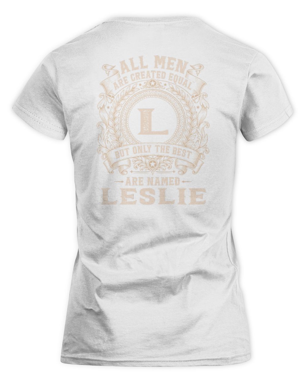 All Men Are Created Equal Cool Logo Shirt LESLIE M1-60 / Women's Standard T-Shirt / white
