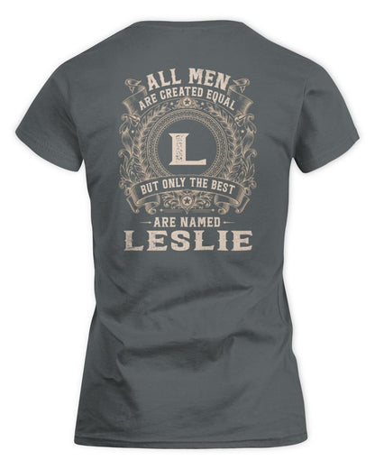 All Men Are Created Equal Cool Logo Shirt LESLIE M1-60 / Women's Standard T-Shirt / charcoal