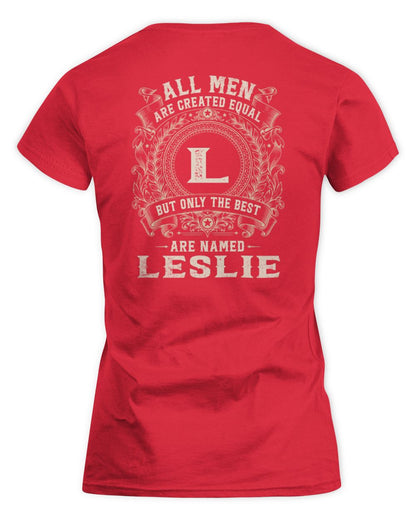 All Men Are Created Equal Cool Logo Shirt LESLIE M1-60 / Women's Standard T-Shirt / red