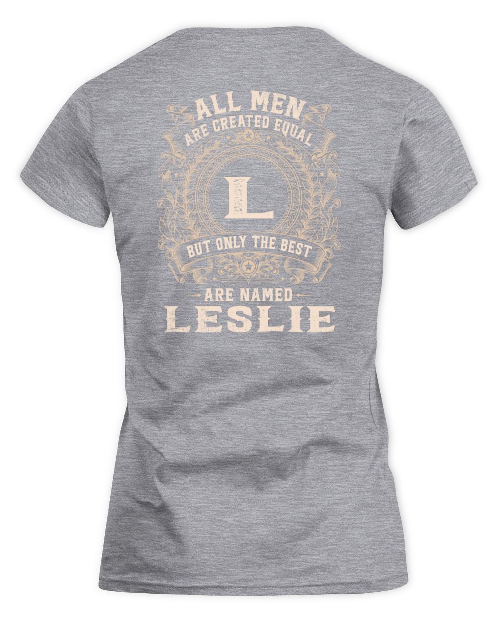 All Men Are Created Equal Cool Logo Shirt LESLIE M1-60 / Women's Standard T-Shirt / sport grey
