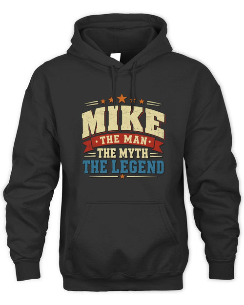 The Man The Myth The Legend Ribbon Vintage T-Shirt MIKE M1-56 / Unisex Hoodie / black