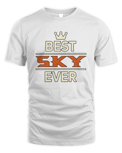 Best Your Name With Crown Shirt SKY M1-59 / Unisex Standard T-Shirt / white