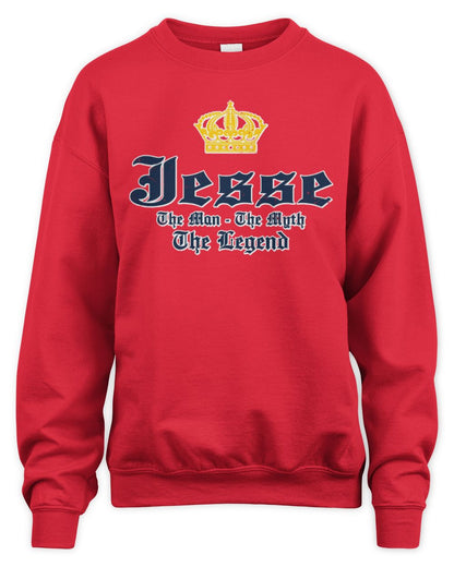 The Man The Myth The Legend Corona Beer T-Shirt JESSE M1-S83 / Unisex Sweatshirt / red
