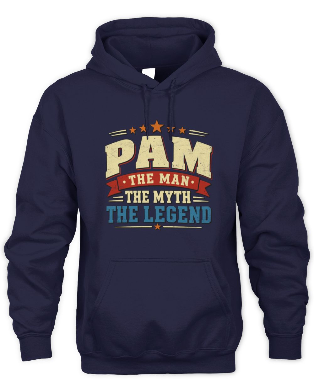 The Man The Myth The Legend Ribbon Vintage T-Shirt PAM M1-56 / Unisex Hoodie / navy