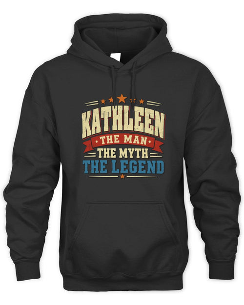 The Man The Myth The Legend Ribbon Vintage T-Shirt KATHLEEN M1-56 / Unisex Hoodie / black