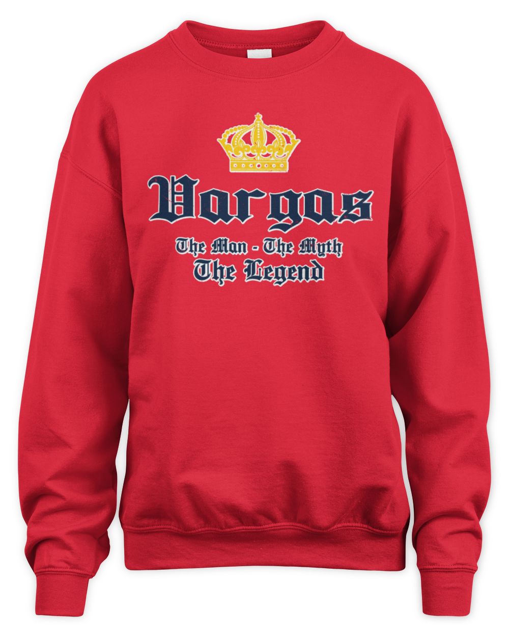The Man The Myth The Legend Corona Beer T-Shirt VARGAS M1-S83 / Unisex Sweatshirt / red