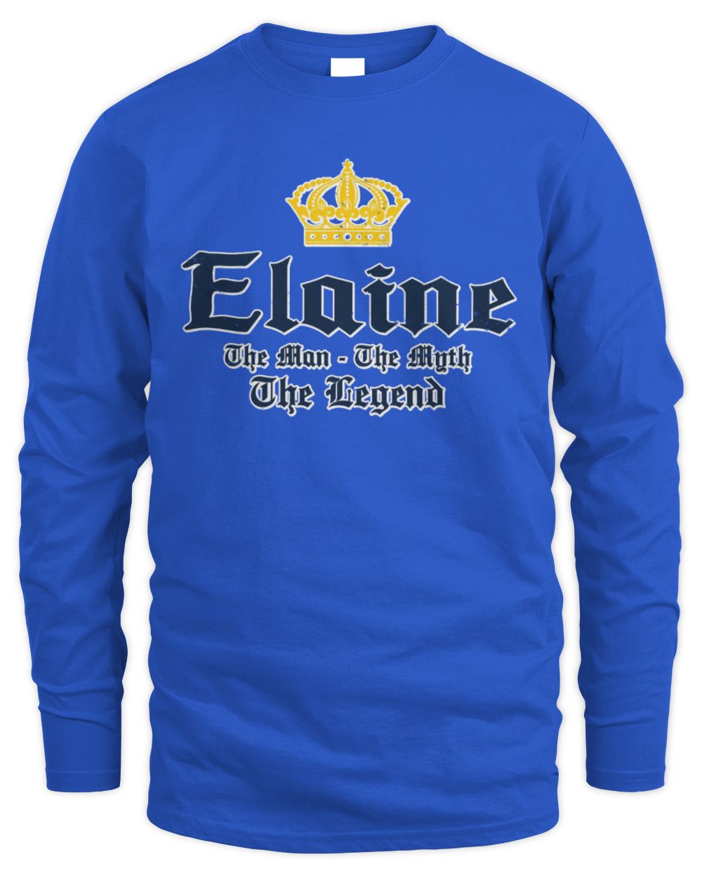 The Man The Myth The Legend Corona Beer T-Shirt ELAINE M1-S83 / Men's Long Sleeved T-Shirt / royal