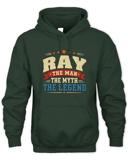 The Man The Myth The Legend Ribbon Vintage T-Shirt RAY M1-56 / Unisex Hoodie / forest green