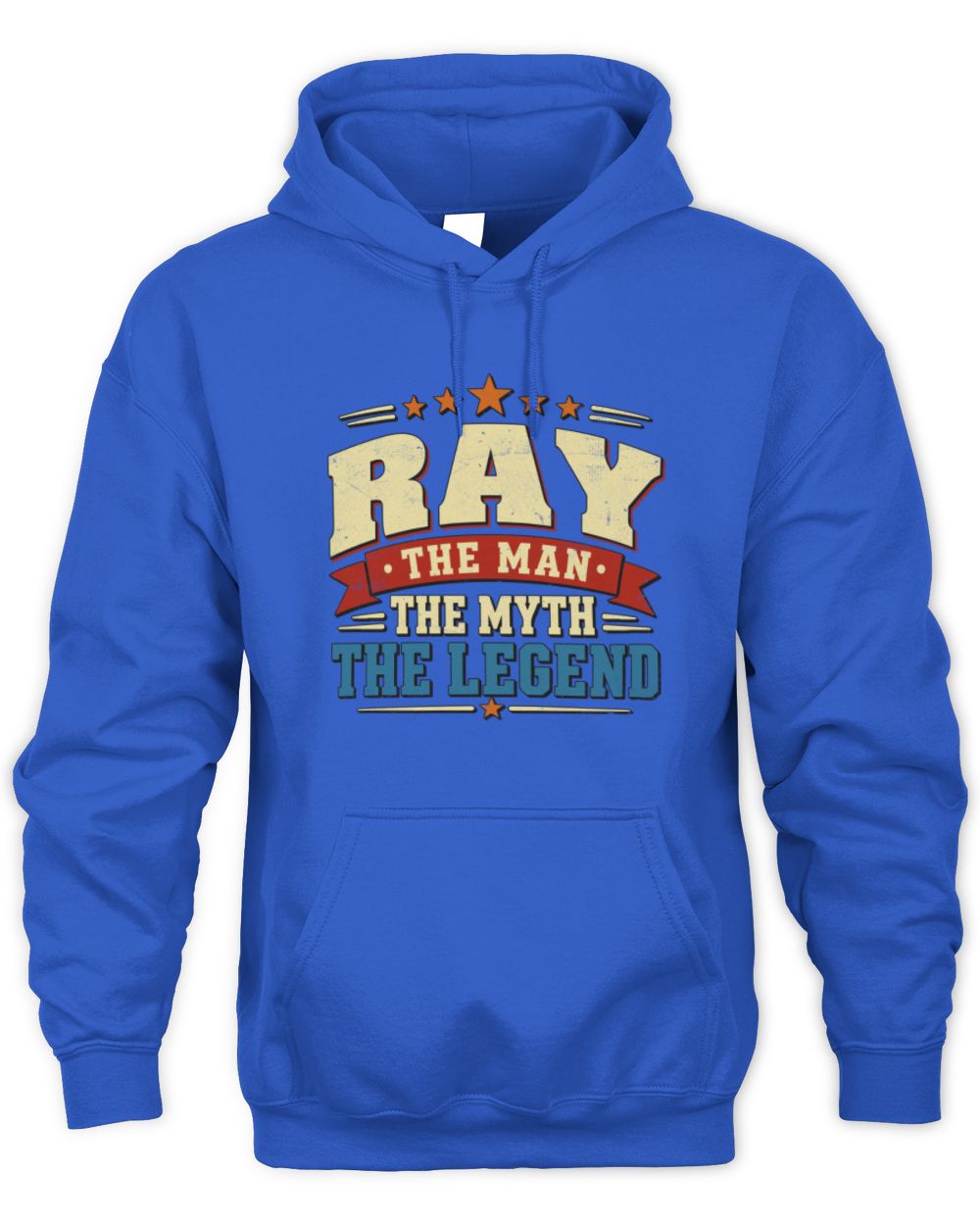 The Man The Myth The Legend Ribbon Vintage T-Shirt RAY M1-56 / Unisex Hoodie / royal