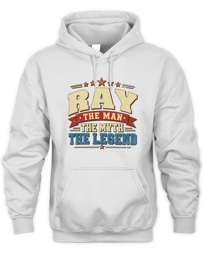 The Man The Myth The Legend Ribbon Vintage T-Shirt RAY M1-56 / Unisex Hoodie / white