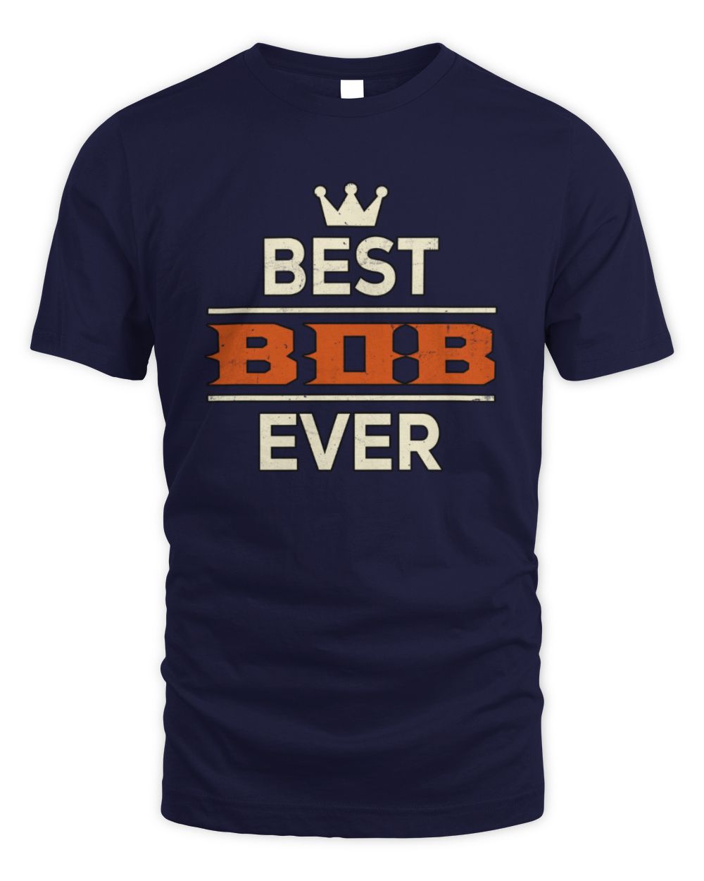 Best Your Name With Crown Shirt BOB M1-59 / Unisex Standard T-Shirt / navy