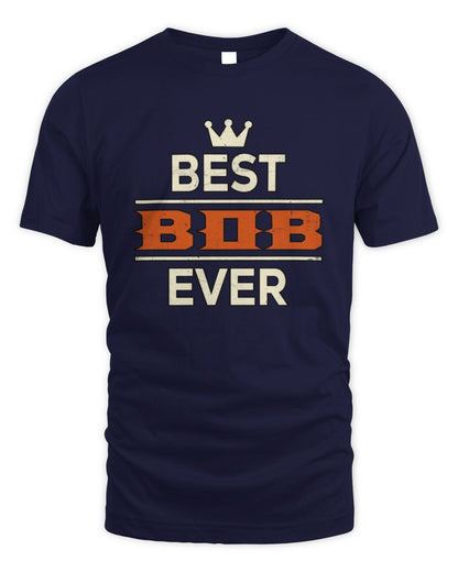 Best Your Name With Crown Shirt BOB M1-59 / Unisex Standard T-Shirt / navy
