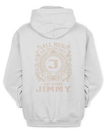 All Men Are Created Equal Cool Logo Shirt JIMMY M1-60 / Unisex Hoodie / white
