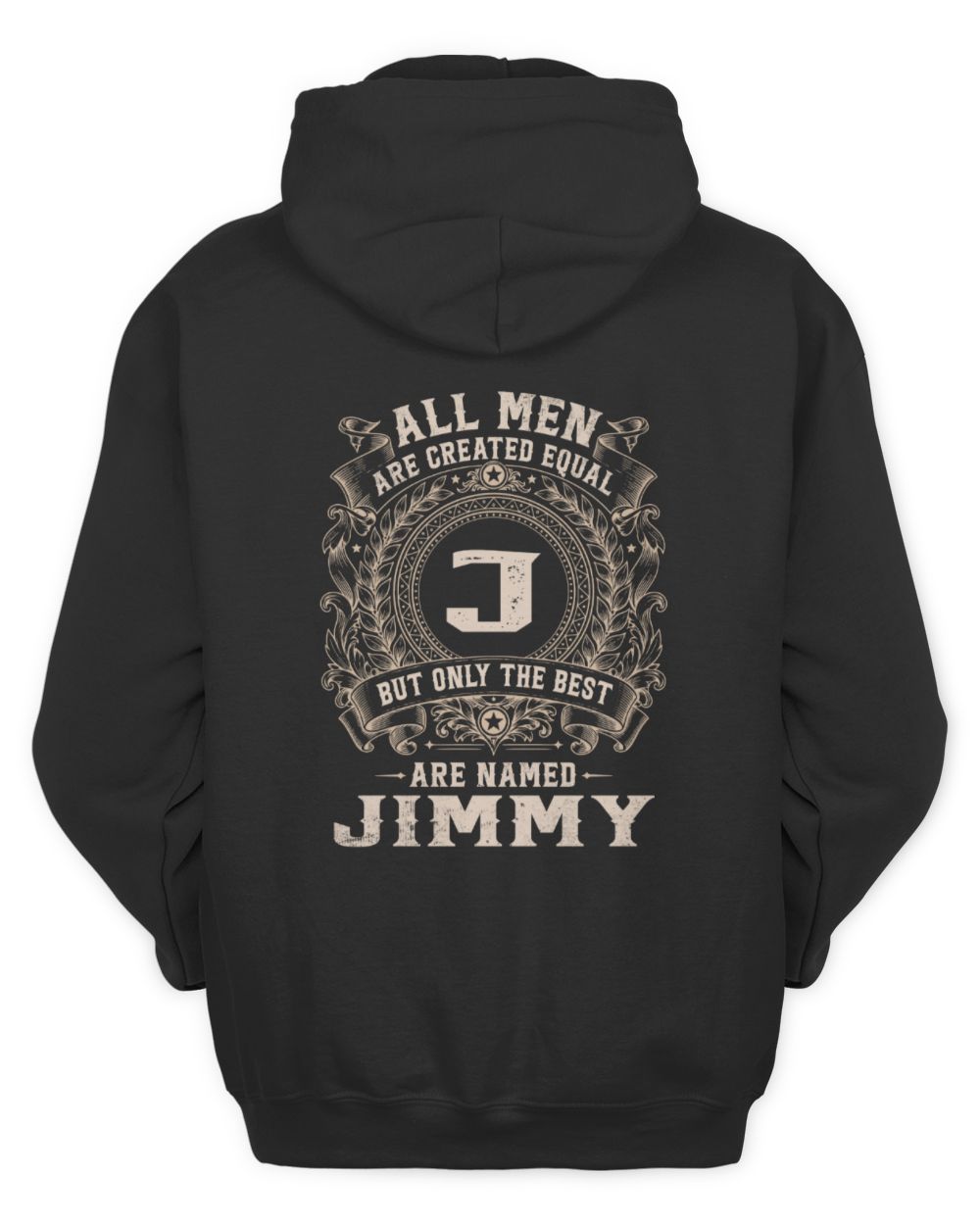 All Men Are Created Equal Cool Logo Shirt JIMMY M1-60 / Unisex Hoodie / black