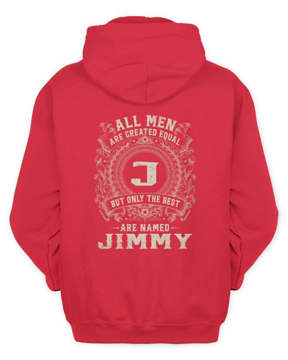All Men Are Created Equal Cool Logo Shirt JIMMY M1-60 / Unisex Hoodie / red
