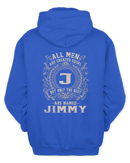 All Men Are Created Equal Cool Logo Shirt JIMMY M1-60 / Unisex Hoodie / royal