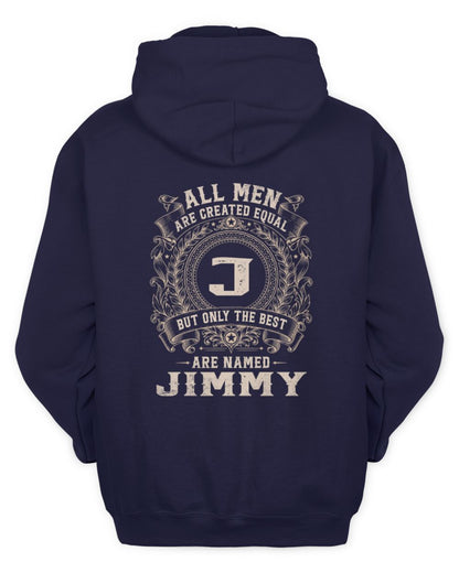 All Men Are Created Equal Cool Logo Shirt JIMMY M1-60 / Unisex Hoodie / navy