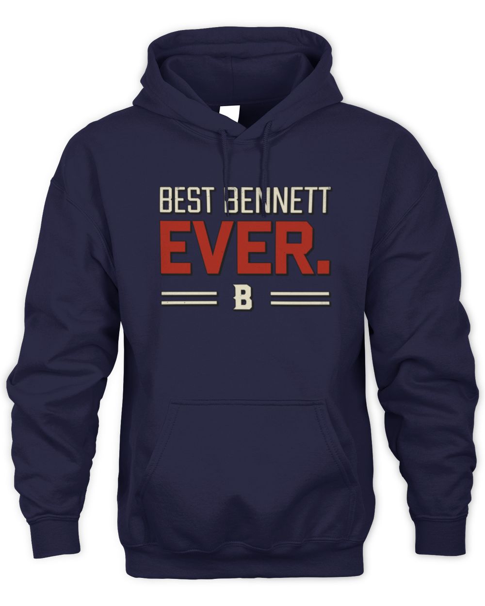 Best Your Name Ever Cool Shirt BENNETT M1-58 / Unisex Hoodie / navy