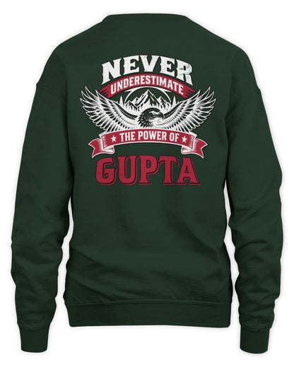 Never Underestimate Your Name Eagle Mountain Shirt GUPTA M1-61 / Unisex Sweatshirt / forest green