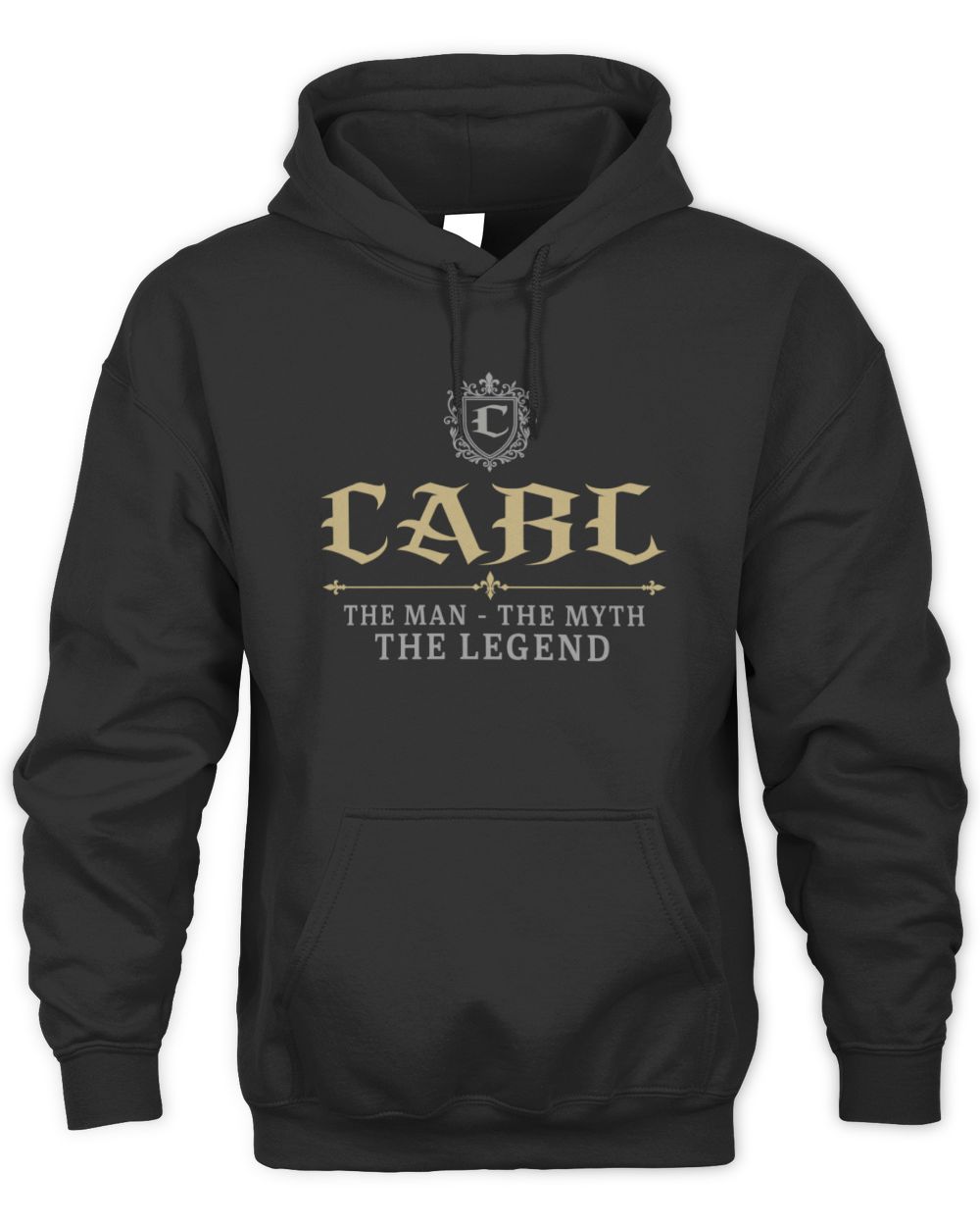 The Man The Myth The Legend Western Shirt CARL M1-78 / Unisex Hoodie / black