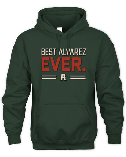Best Your Name Ever Cool Shirt ALVAREZ M1-58 / Unisex Hoodie / forest green
