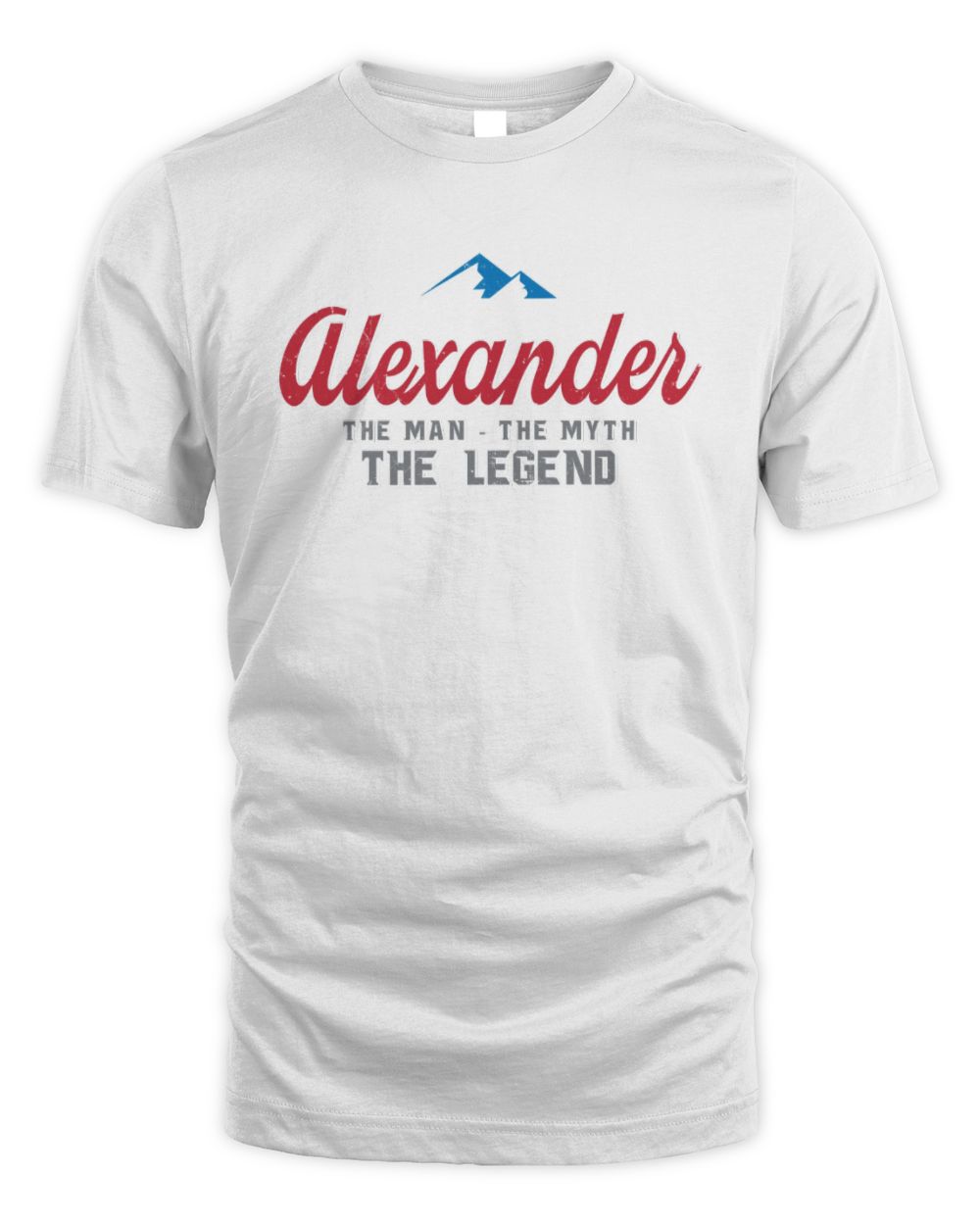 The Man The Myth The Legend Coors Light Beer T-Shirt ALEXANDER M1-S84 / Unisex Standard T-Shirt / white