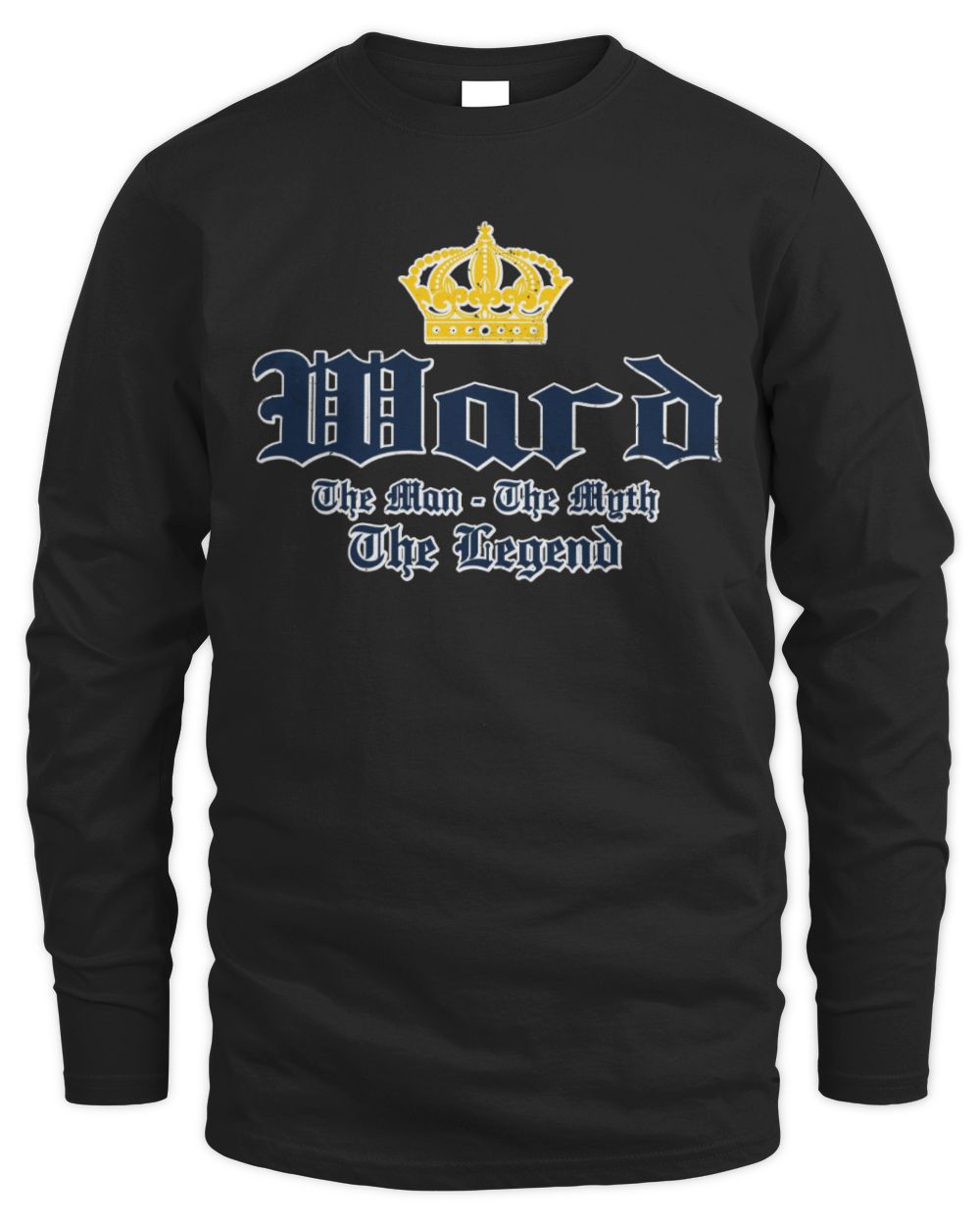 The Man The Myth The Legend Corona Beer T-Shirt WARD M1-S83 / Men's Long Sleeved T-Shirt / black