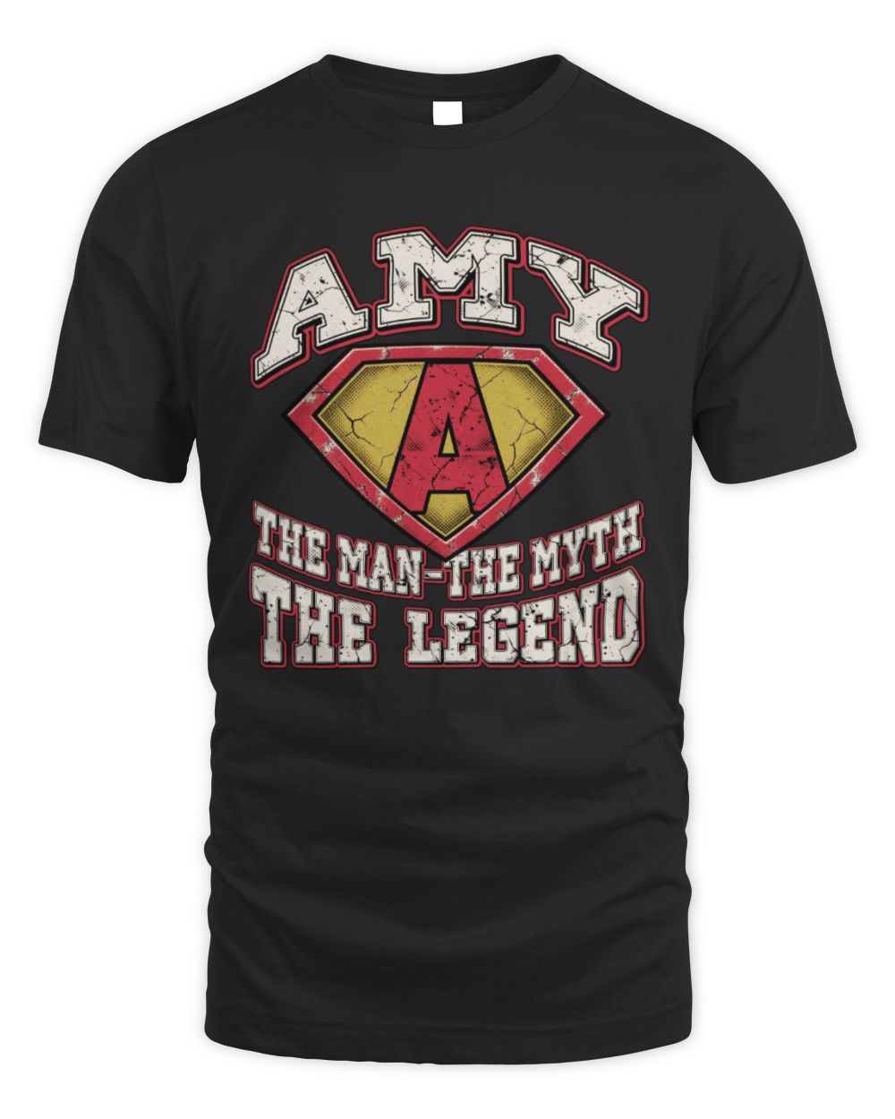 The Man The Myth The Legend Superman Graphic T-Shirt AMY M1-74 / Unisex Standard T-Shirt / black