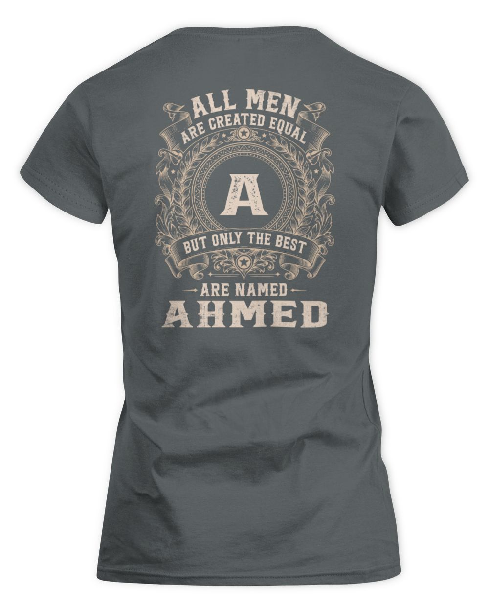 All Men Are Created Equal Cool Logo Shirt AHMED M1-60 / Women's Standard T-Shirt / charcoal