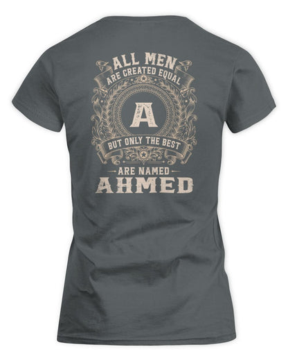 All Men Are Created Equal Cool Logo Shirt AHMED M1-60 / Women's Standard T-Shirt / charcoal