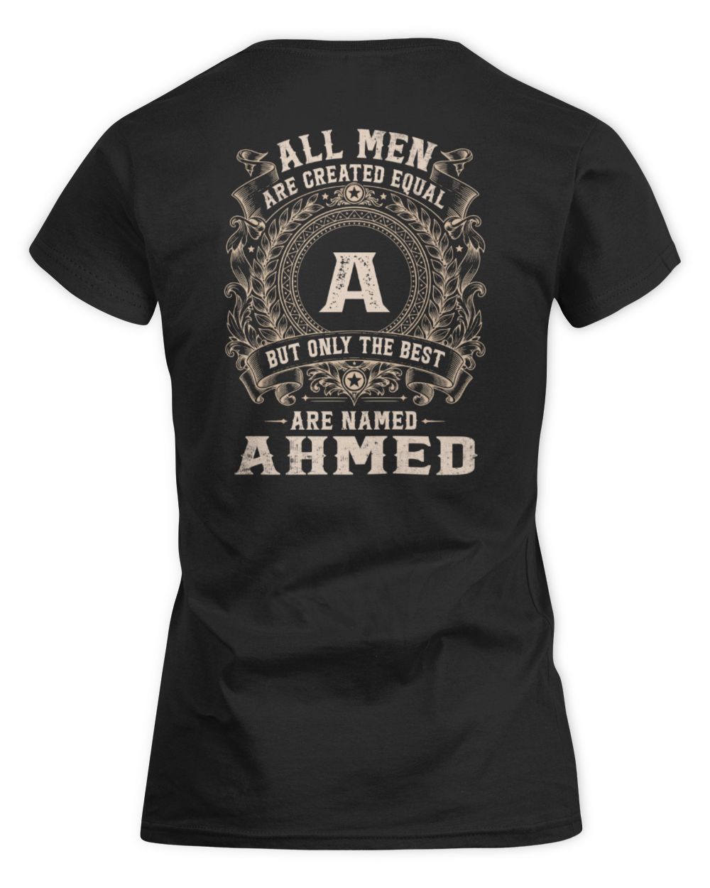 All Men Are Created Equal Cool Logo Shirt AHMED M1-60 / Women's Standard T-Shirt / black