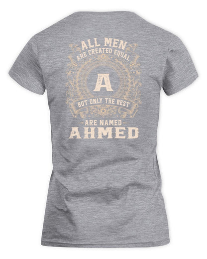 All Men Are Created Equal Cool Logo Shirt AHMED M1-60 / Women's Standard T-Shirt / sport grey
